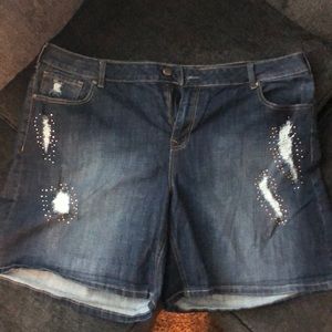 Jean shorts - Gently used. Worn twice.